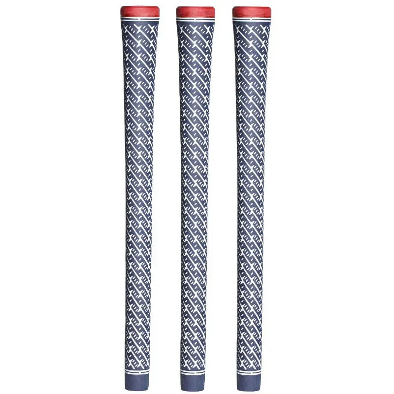 Grips de golf cordés – trois grips sur fond blanc