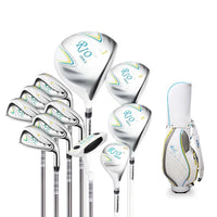 Set de golf complet femme droitier 11, 9 ou 4 clubs