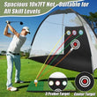 Filet de golf jardin 3 x 2 m, poches cibles, piquets et sacs de sable