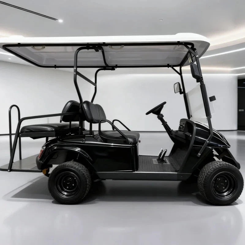 Voiturette de golf électrique 2 à 10 places sur pneus route