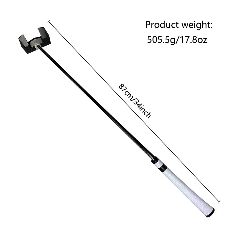 Putter maillet noir à couple nul – putter complet de 34 pouces (86 cm), poids de 505,5 g