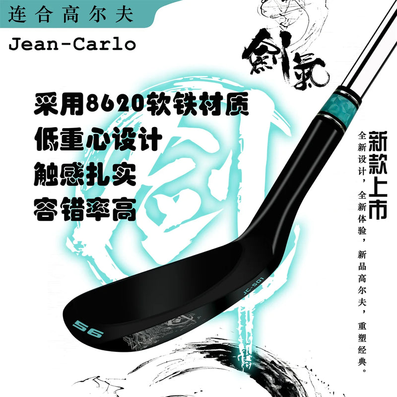 Wedge de golf forgé noir – semelle et centre de gravité bas