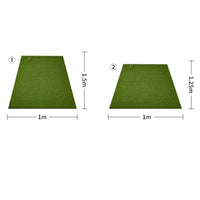 Tapis de practice golf – comparaison des deux tailles, 150 cm et 125 cm de long