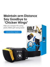 Aide au swing de golf, sangle de bras contre les coudes écartés