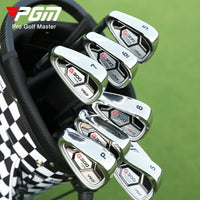 Fer 7 de golf à dos creux – fers rangés dans un sac de golf