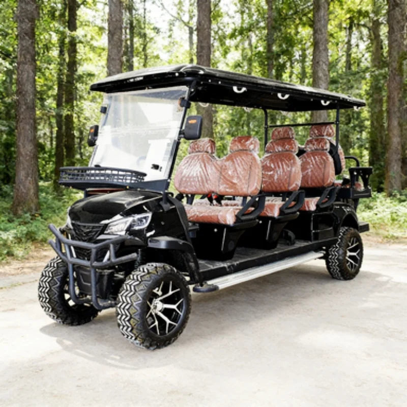 Voiturette de golf électrique de chasse 2, 4 ou 6 places sièges à accoudoirs