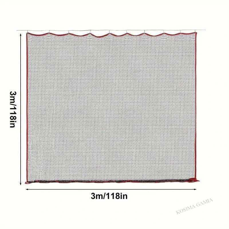 Filet de protection golf – dimensions du filet, 3 m de large sur 3 m de haut