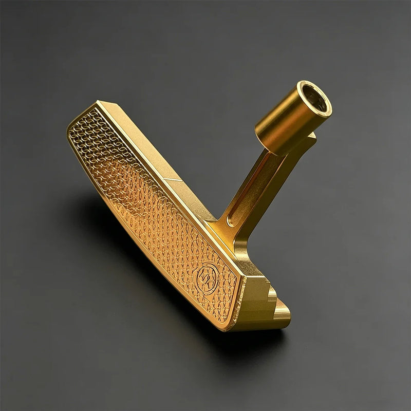 Putter lame doré – tête seule avec le manchon de fixation du manche