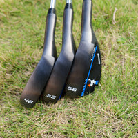Wedge de golf forgé – lot de 3 wedges 48°, 52° et 56°, vue de la semelle