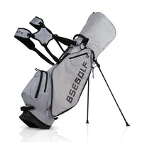 Sac de golf trépied ultra léger – version gris clair sur fond blanc