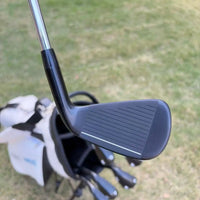 Série de fers de golf forgés noirs – vue 5