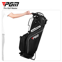 Sac de golf trépied léger – sac noir tenu par la poignée du haut