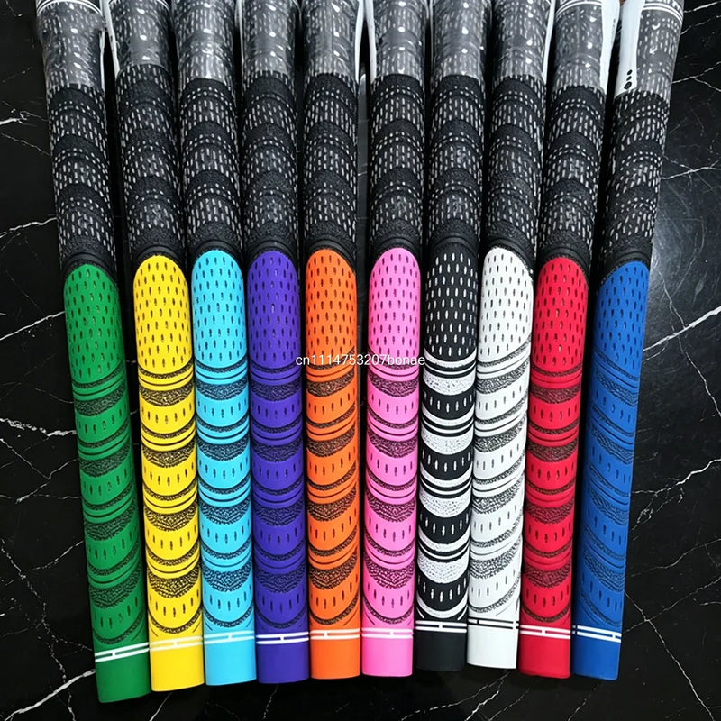 Lot de 13 grips de golf à fil de coton, 9 coloris au choix
