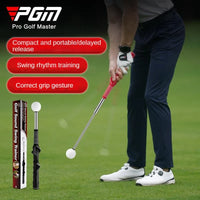 Aide au swing de golf télescopique – utilisation à l'adresse sur l'herbe