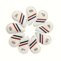 Protège fers golf – set blanc sur fond clair