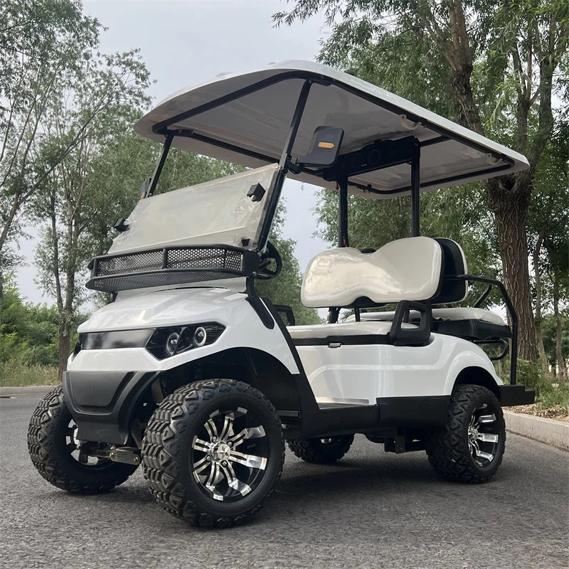 Voiturette de golf tout-terrain 4 places – version 4 places, carrosserie blanche