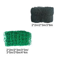Filet de protection golf – dimensions disponibles en vert et en noir, vue d'ensemble