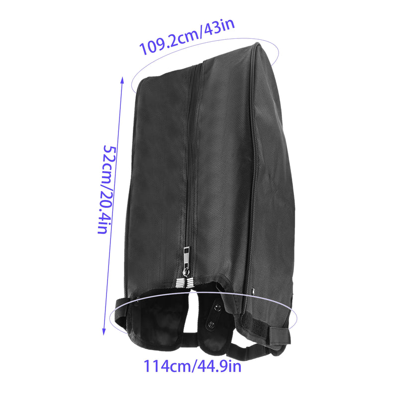 Housse de pluie sac de golf Oxford – version 900D, cotes en centimètres