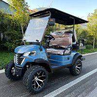Voiturette de golf tout-terrain – version 4 places, carrosserie bleue