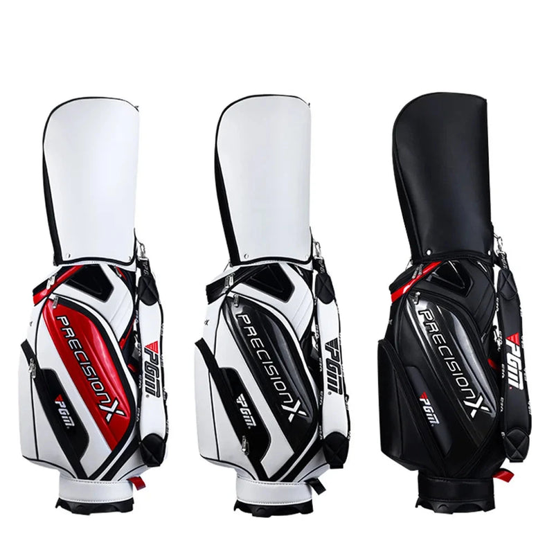 Sac de golf tour en cuir PU étanche pour 14 clubs