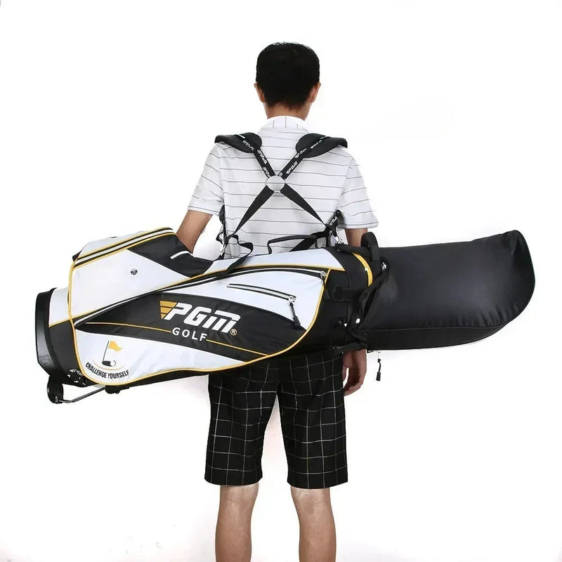 Sac de golf trépied léger – porté dans le dos avec les bretelles