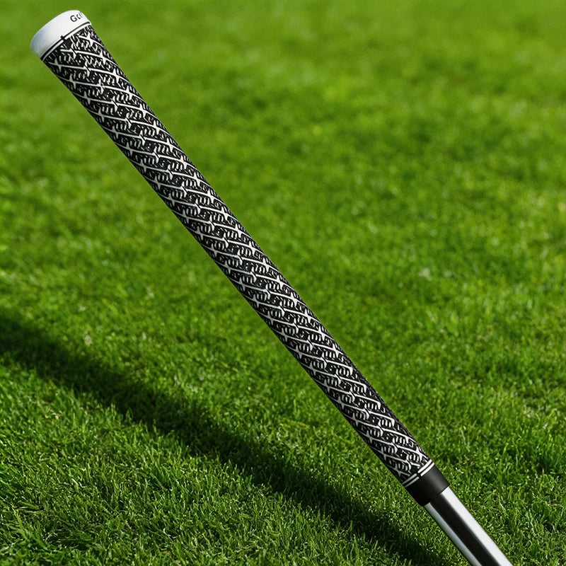 Grips de golf cordés – grip monté sur un manche en acier