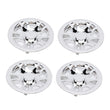 Lot de 4 enjoliveurs chromés 8 pouces pour roues de voiturette de golf