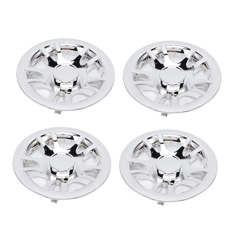 Lot de 4 enjoliveurs chromés 8 pouces pour roues de voiturette de golf