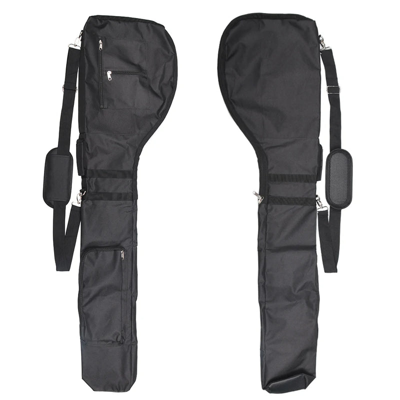 Sac de dimanche golf pliable en nylon, 6 à 8 clubs, bandoulière