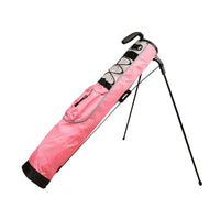 Sac de golf pencil à pieds – coloris rose