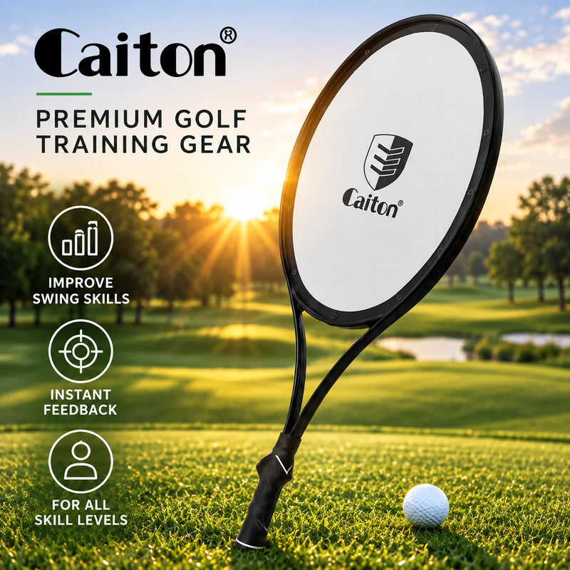 Entraîneur de swing de golf à tête ovale de 72 cm