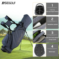 Sac de golf trépied ultra léger – planche des 5 compartiments pleine longueur, de la poche pour objets de valeur et de la base