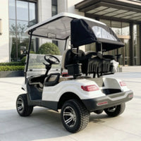 Voiturette de golf électrique tout-terrain 2, 4 ou 6 places pour parcs et domaines