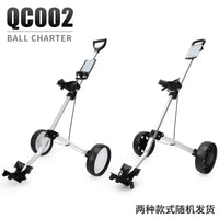 Chariot de golf manuel 2 roues – les deux styles de châssis côte à côte