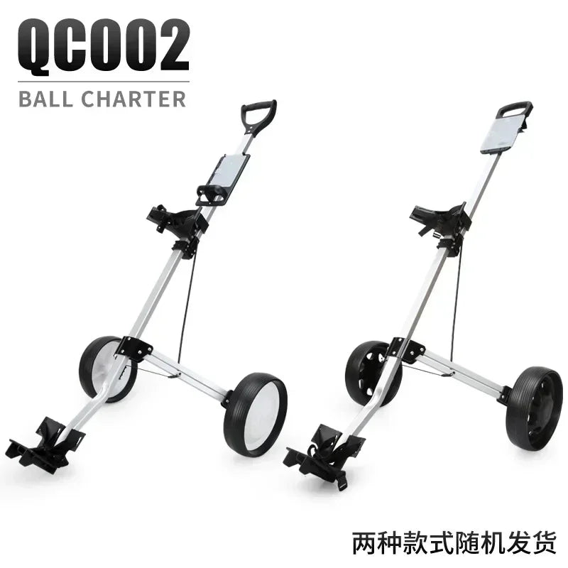 Chariot de golf manuel 2 roues – les deux styles de châssis côte à côte