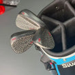 Lot de 3 wedges de golf 58°, 60° et 70°, manche acier