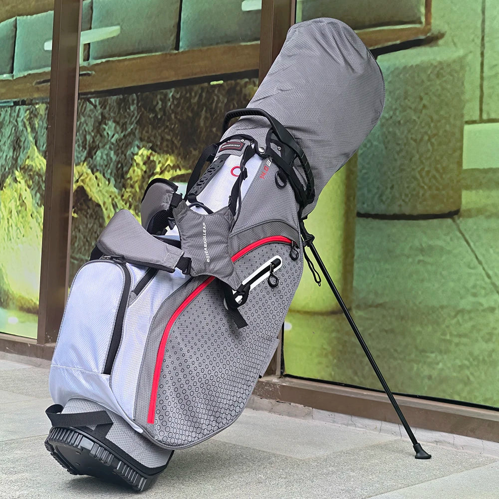 Sac de golf trépied léger à 14 compartiments, imprimé à pois