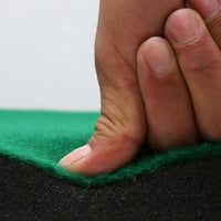 Tapis de putting 300 x 100 cm – texture du velours brossé pincée entre les doigts