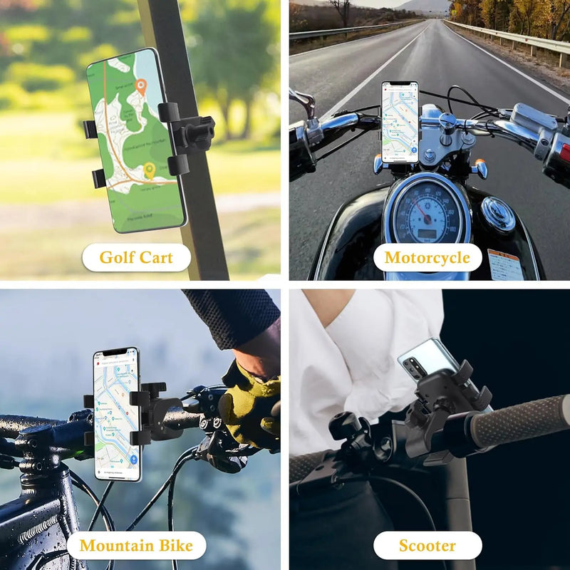 Support de téléphone pour voiturette de golf – usages sur voiturette, moto, vélo et trottinette