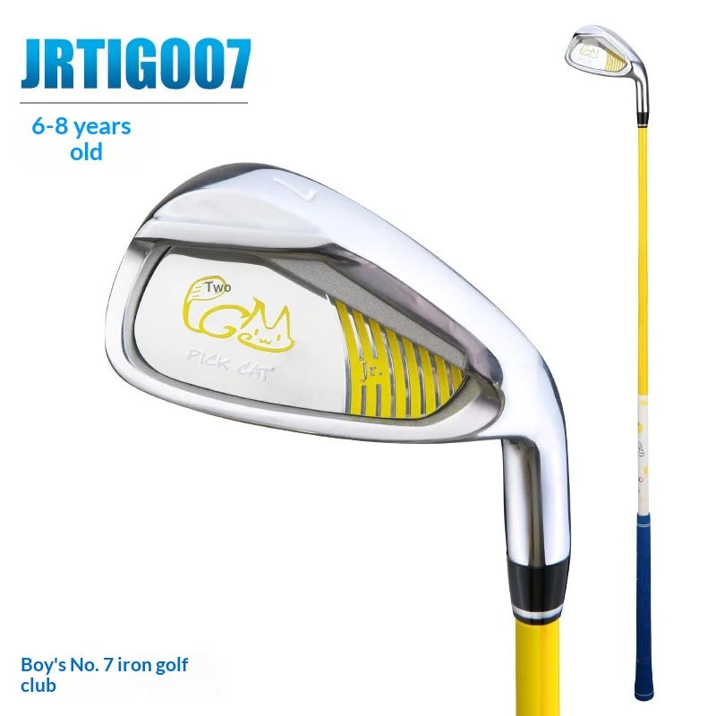 Club de golf enfant fer 7 – taille 6-8 ans, jaune