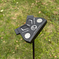 Putter maillet noir CNC, poids réglables par vis, grip PU, 34 ou 35 pouces