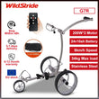 Chariot de golf électrique télécommandé, double moteur 200 W et frein