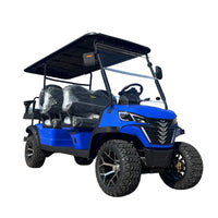 Voiturette de golf tout-terrain – version 6 places sur fond blanc