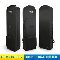 Housse de voyage golf – version noire, trois vues