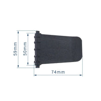 Clip de fixation de sac de golf en plastique pour voiturette de golf