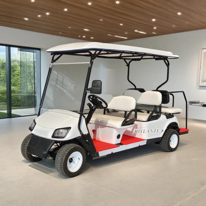Voiturette de golf électrique 2 à 10 places avec siège arrière rabattable