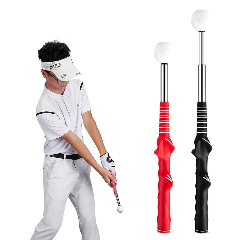 Aide au swing de golf télescopique avec signal sonore, de 38 à 64 cm