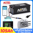 Batterie lithium voiturette de golf 72 V 105 Ah avec écran tactile