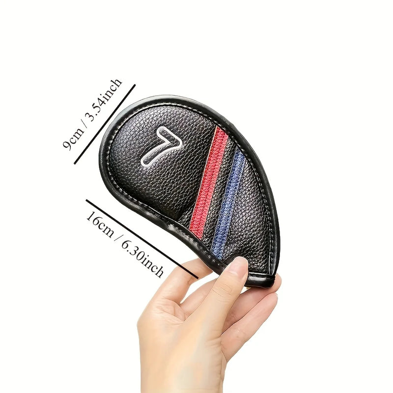 Protège fers golf – dimensions d'une housse : 16 cm sur 9 cm