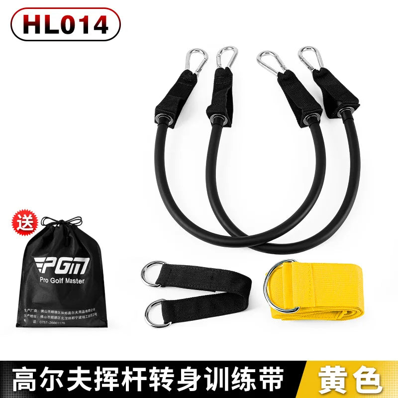 Corde élastique swing golf – kit complet avec ceinture jaune